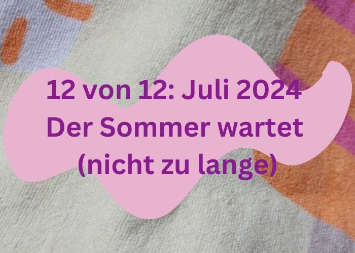 12 von 12: Juli 2024 – Der Sommer wartet (nicht zu lange)